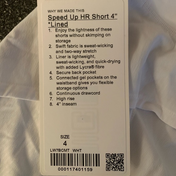 ❌Sold❌ Lululemon High Rise Speed Up shorts - Picture 5 of 8